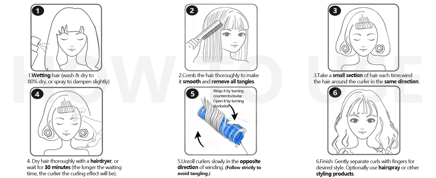 small hair rollers