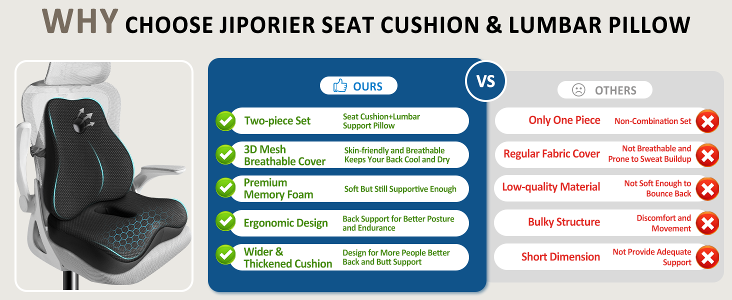 ergonomic office chair cushion