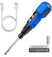 Electric Screwdriver Cordless, Rechargeable Power Screwdriver Set, Portable Repair Screwdriver Ki...