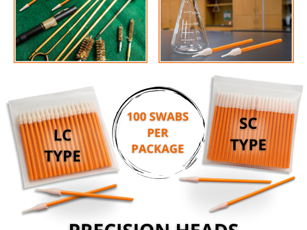ST FC SC MU bulkheads hisopos libres de pelusa network cleaning optical lenses camera cleaning