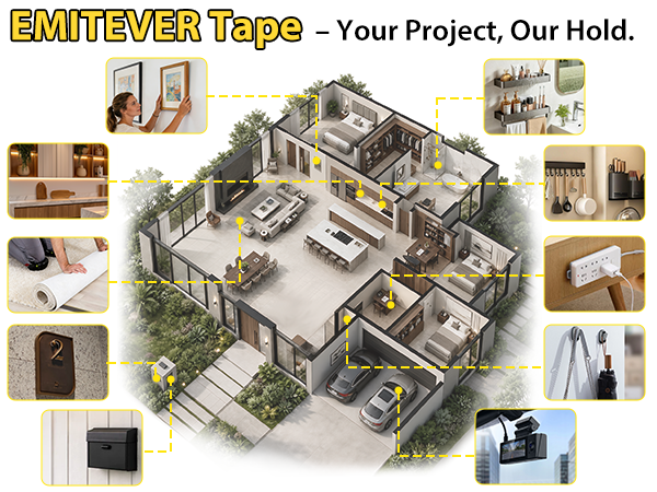 EMITEVER DOUBLE SIDED TAPE