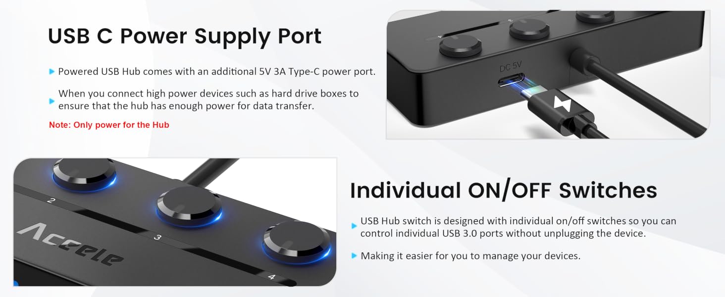 usb hub powered