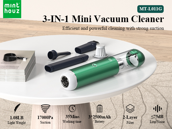 minthouz handheld car vacuum cordless car vacuum