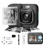 Kids Camera, 1080P Instant Digital Print Camera for Kids, Christmas Birthday Gifts for 4 5 6 7 8 ...