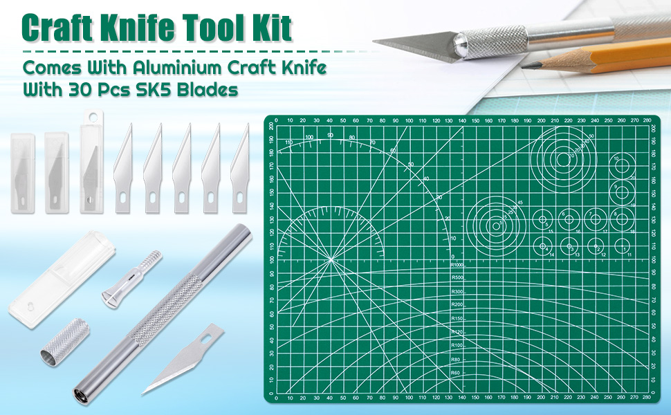 Craft Knife and Mat