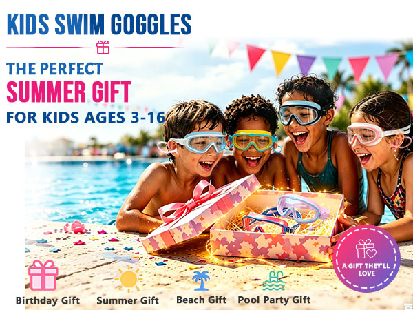 Kids Swim Goggles Swimming Goggles for Kids Boys Girls GIFT