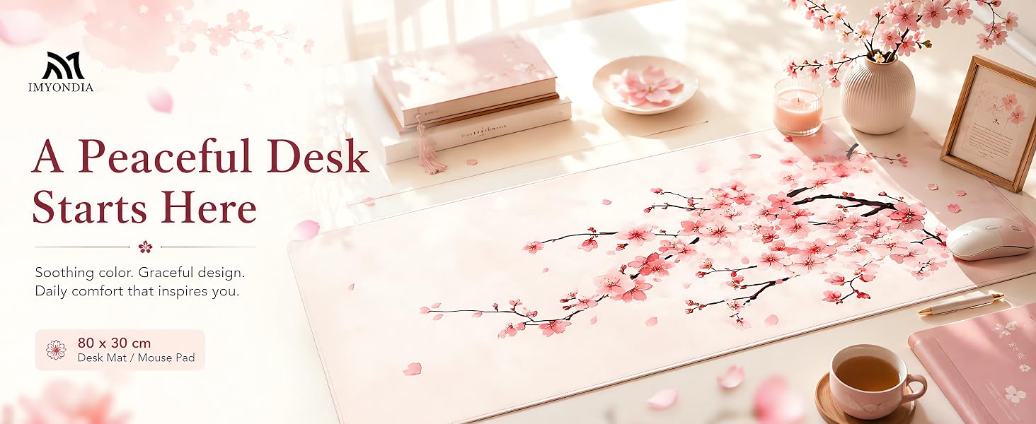 Pink Desk Pad