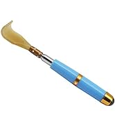 SinLoon Back Scratcher Extendable 2 in 1 Magnetic Therapy Roller Ball Resin Tooth Backslap Hand M...