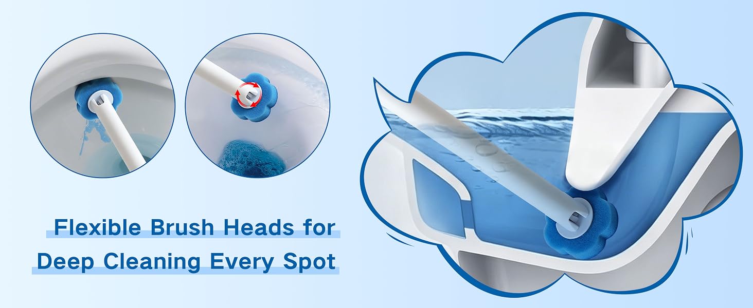 toilet bowl disposable scrubbers,spin brush for cleaning bathroom,toilet bowl cleaner septic safe