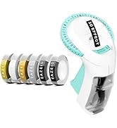 EazeID Embossing Label Maker with 6PK Color Tapes, Vintage Embosser Retro Label Printer Portable ...