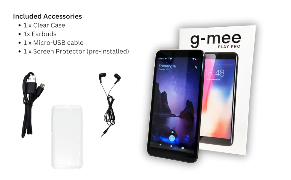 Included accessories-G-mee Play Pro