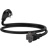 LUCKY TL Indoor Outdoor Extension Line, Black Short Extension Line 3ft, Waterproof Flexible Case,...