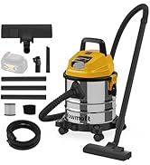 4 Gallon Cordless Shop Vac Compatible with Dewalt 20V Battery, Cordless Shop Vacuum Wet and Dry w...