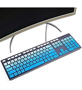 Keyboard Cover Skin for Dell KM636 Wireless Keyboard & Dell KB216 Wired/Dell Optiplex 5250 3050 3...