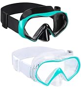 Aegend Diving Mask for Adult Youth Diver, Anti-Fog Anti-UV Wide View Snorkel Mask for Scuba Divin...