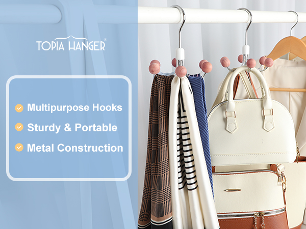 Multipurpose Hooks with Cedar Ball