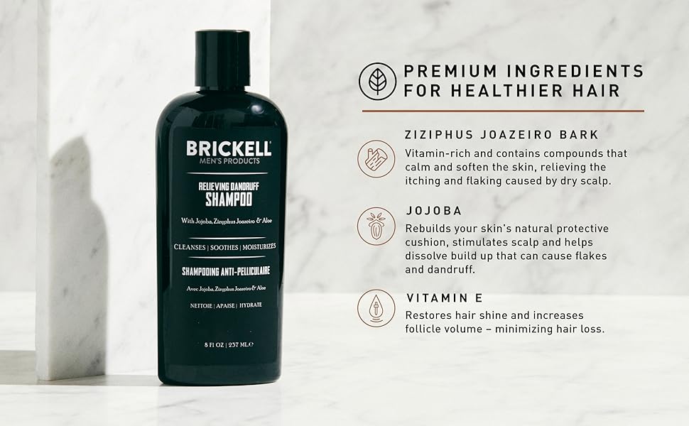 Natural Ingredients, For healthier hair, Ziziphus Joazeiro Bark, Jojoba, Vitamin E