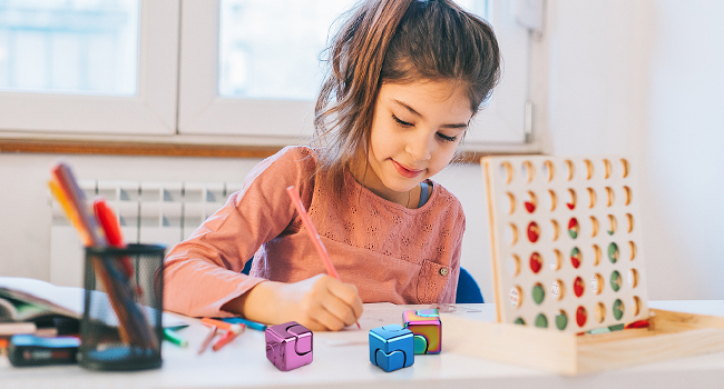 fidget spinner toy cube