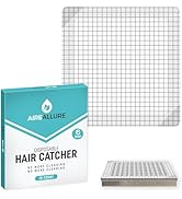 Aire Allure, 25 Pack, Disposable Shower Drain Hair Catcher Mesh Stickers, 6 inch, Square