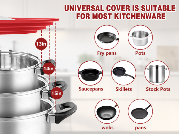 Silicone pot lid