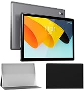 BYYBUO Android 14 Tablet,10.1 inch Tablet with Case,6GB RAM 64GB ROM Quad-Core Processor 5000mAh ...