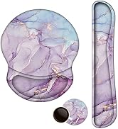 ArtSo Mouse Pad Keyboard Wrist Rest Support Ergonomic, Upgraded Cushion Mousepad Gel Memory Foam ...
