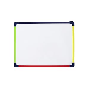 Double-Sided Dry Erase Lapboard with Frame Blank Rear View