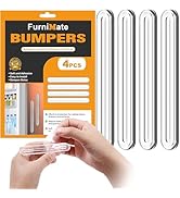 Wall Protector from Furniture 4PCS Long, Chair Wall Protector, Wall Bumper Guards, Furniture Bump...