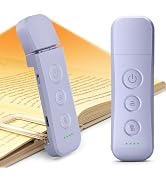 Glocusent 12 LED Book Light, Reading Lights for Books in Bed with 5 Colors & 5 Brightness, Portab...