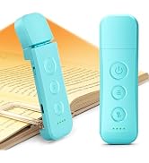 Glocusent 12 LED Book Light, Reading Lights for Books in Bed with 5 Colors & 5 Brightness, Portab...