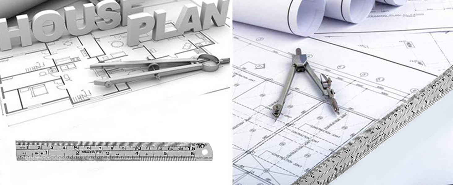 Metal ruler