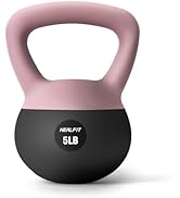 NEALFIT Soft Kettlebell 5LB/10LB/15LB/20LB/25LB, Kettlebells Set Soft Kettle Bell Anti-Slip Grip ...