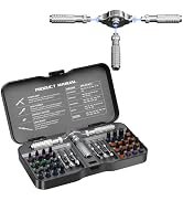 40 in 1 Ratchet Screwdriver Set, Magnetic Ratchet Screwdriver, S2 Steel Bit | Detachable Handle S...