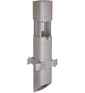 TayMac ParkPost Outdoor 1-Gang Gray Weatherproof in-use Power Post Enclosure PP55G, Outdoor Power...