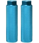 2 Pcs Bike Pegs Aluminum Alloy Anti-Skid Lead Foot Bicycle Pegs BMX Pegs for Mountain Bike Cyclin...