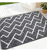 OLANLY Front Door Mat, Non-Slip Rubber Backing, Dirt Resistant and Absorbent, Washable, Easy to C...
