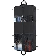 Zilink 48 Inch Garment Bags for Travel, Oxford Travel Suit Bag for Men Women with Buckles & Shoul...