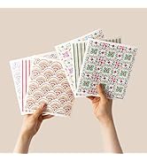 RECYCO Swedish Dishcloths for Kitchen | 6 Pack Boho Mosaic Bliss Washable Dish Rags | Cellulose R...