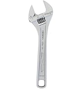 Channellock 808W 8-Inch Adjustable Wide Wrench, Chrome