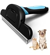 MIU COLOR Long Hair Pet Grooming Brush, Deshedding Tool for Medium and Large Dogs & Cats, Effecti...