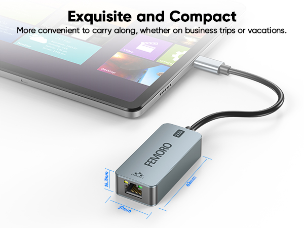 USB C to Ethernet Adapter