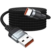 12FT USB C Cable Extra Long, 18W Fast Charging USB A 2.0 to USB-C Charge Cord 12 Foot 480Mbps Dat...