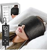 sticro Extra Large Moist Heat Sinus Relief Mask, Reusable Warm Compress Heated Eye Mask Face Heat...
