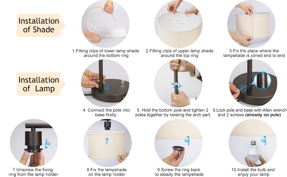 beside table lamp