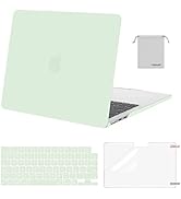 MOSISO Compatible with MacBook Air 13 inch Case 2024 2023 2022 M3 A3113 M2 A2681 Touch ID, Plasti...
