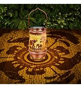 Elephant Solar Lanterns Outdoor Waterproof - Wxiben Elephant Decor for Garden Yard Patio Lawn, Ha...