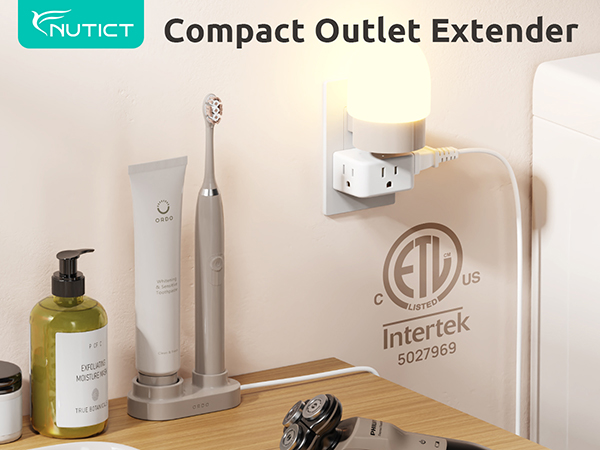 multi plug outet extender with 3 outlets