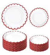 red and white plates disposable scalloped paper plates with red trim dessert plates dinner plates