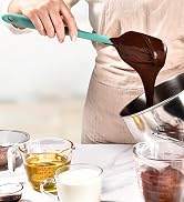 14in Extra Large Silicone Spatula: U-Taste 600ºF Heat Resistant Flexible Silicon Mixing Stirring ...