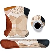 Ergonomic Mouse Pad with Wrist Support Gel, DINKY Upgraded Keyboard Wrist Rest Pad Set, Lovely Co...